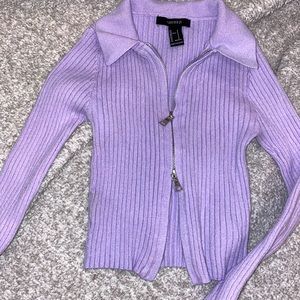 Lavender Zippered Shirt